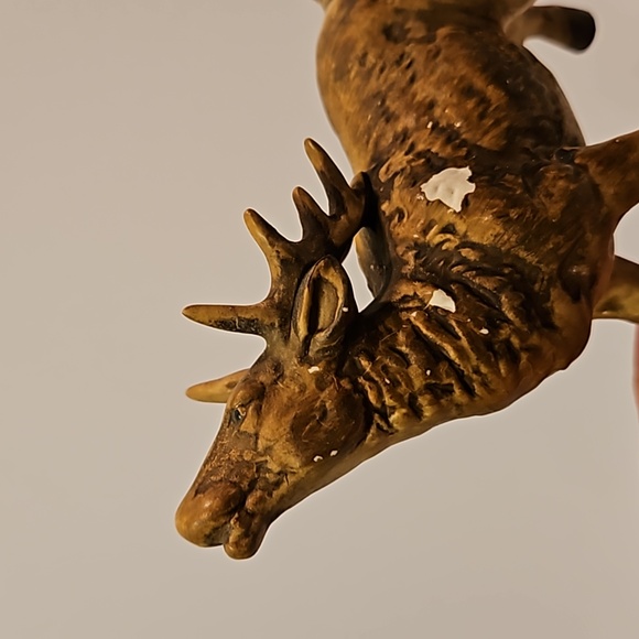 1970's UCTCI Japan Ceramic Elk Figurine - Picture 13 of 14